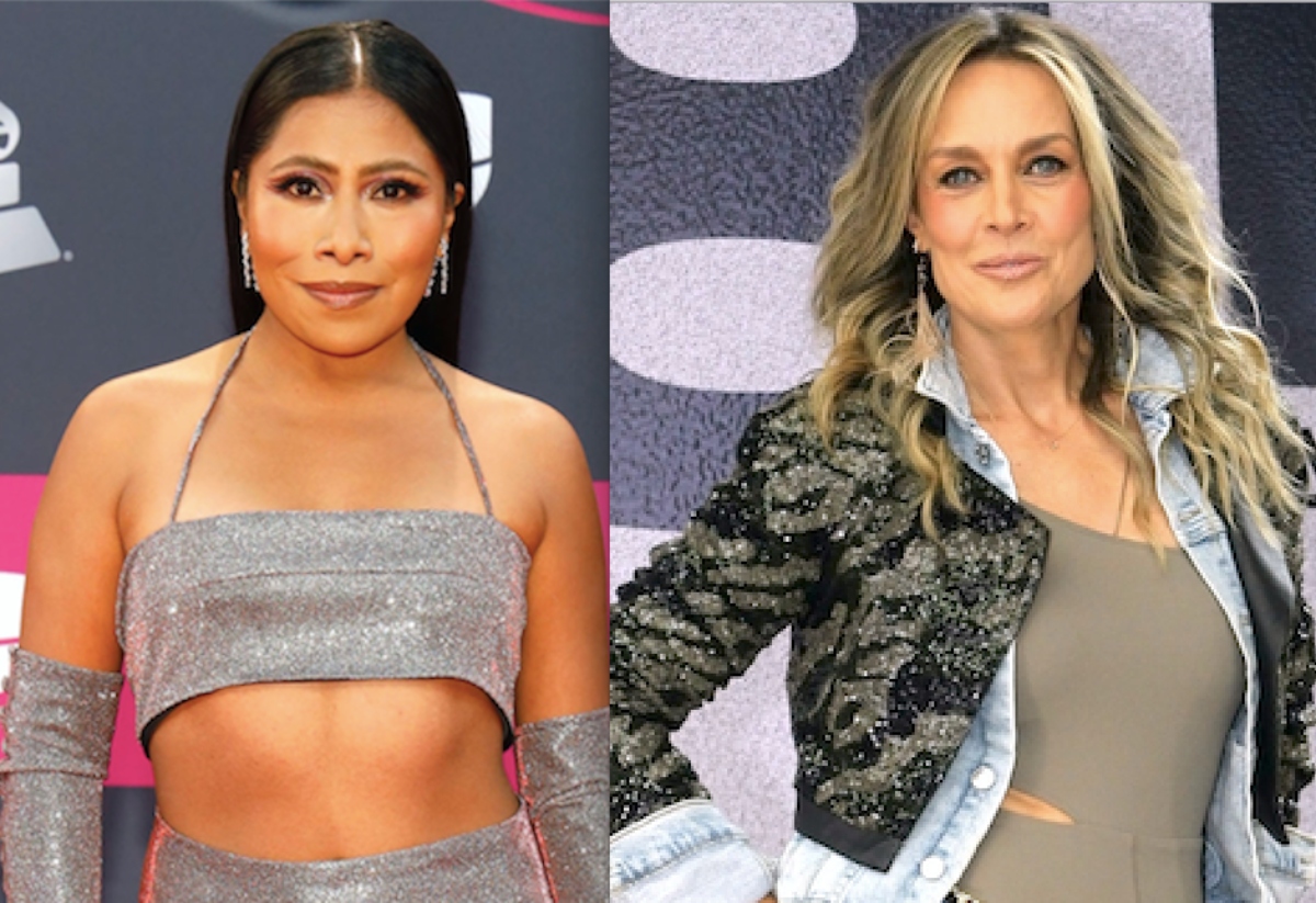 A photo of Yalitza Aparicio with singer Fey sparks controversy