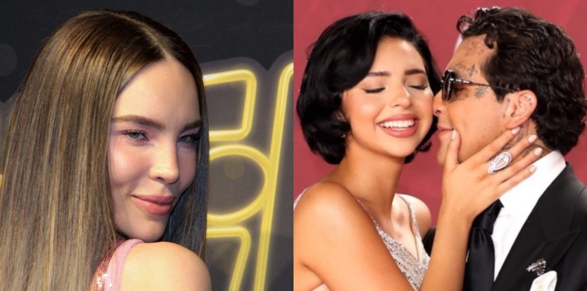 Christian Nodal sings song linked to Belinda in front of Ángela Aguilar