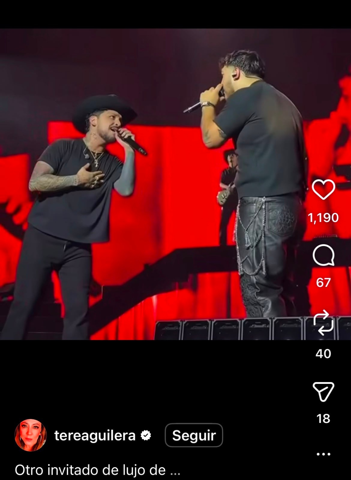 Christian Nodal es la sorpresa del Grupo Frontera en show