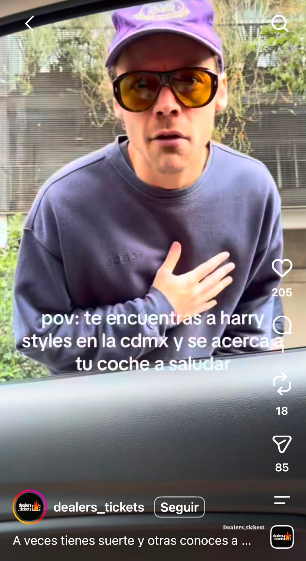 Harry Styles pasea por las calles de la Ciudad de México