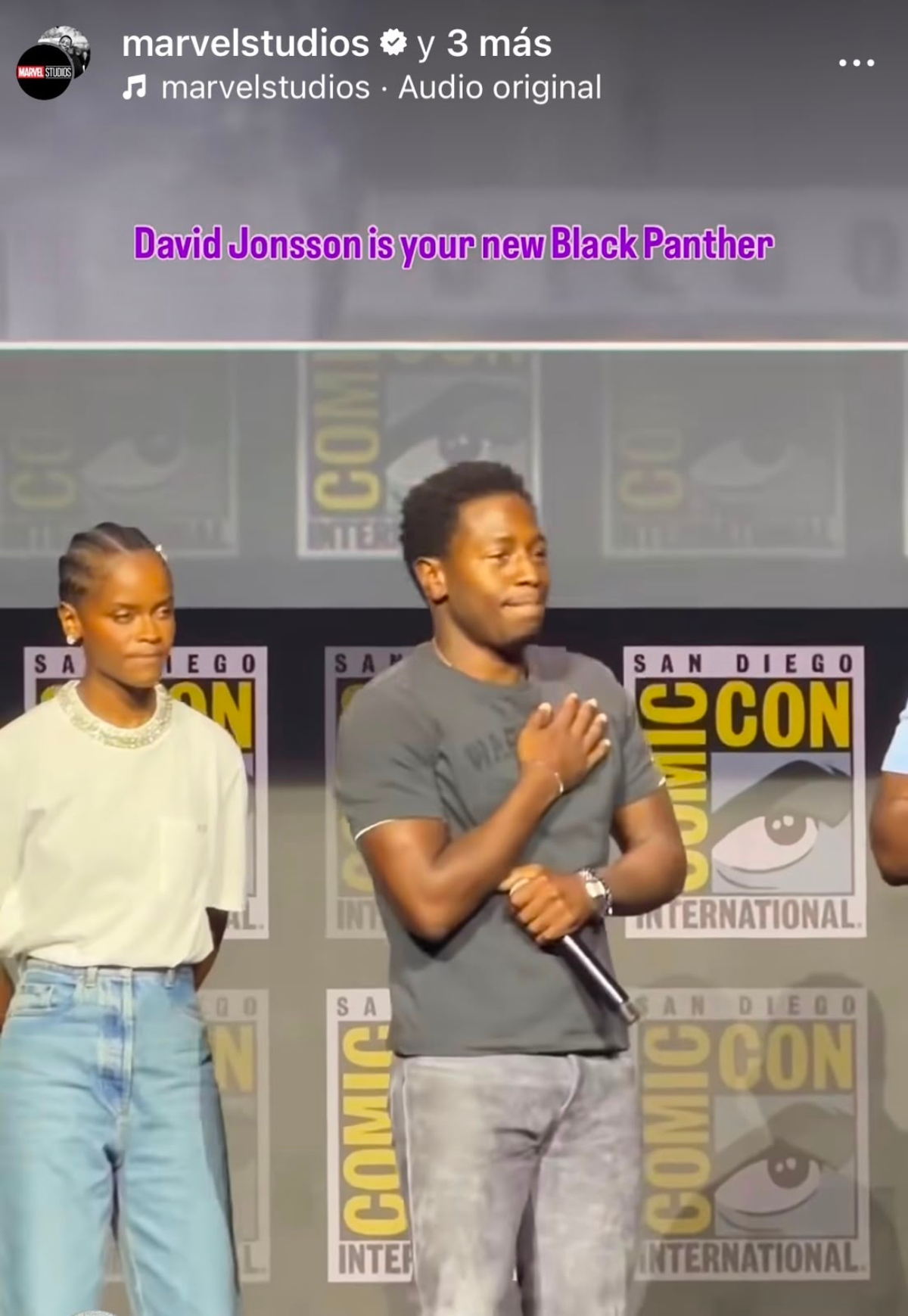 Marvel presenta a David Jonsson como el nuevo 'Black Panther'