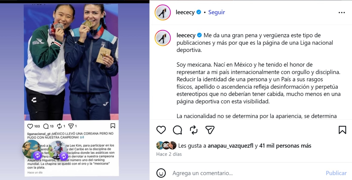 Cecy Lee sufre discriminación deportiva