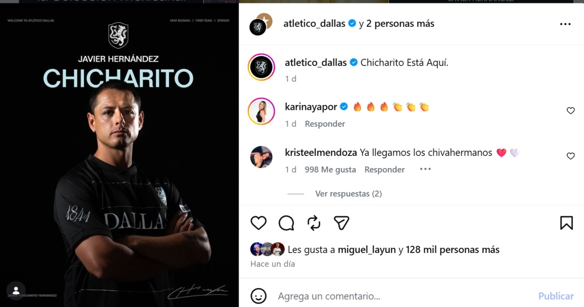 Chicharito Hernández Atlético Dallas
