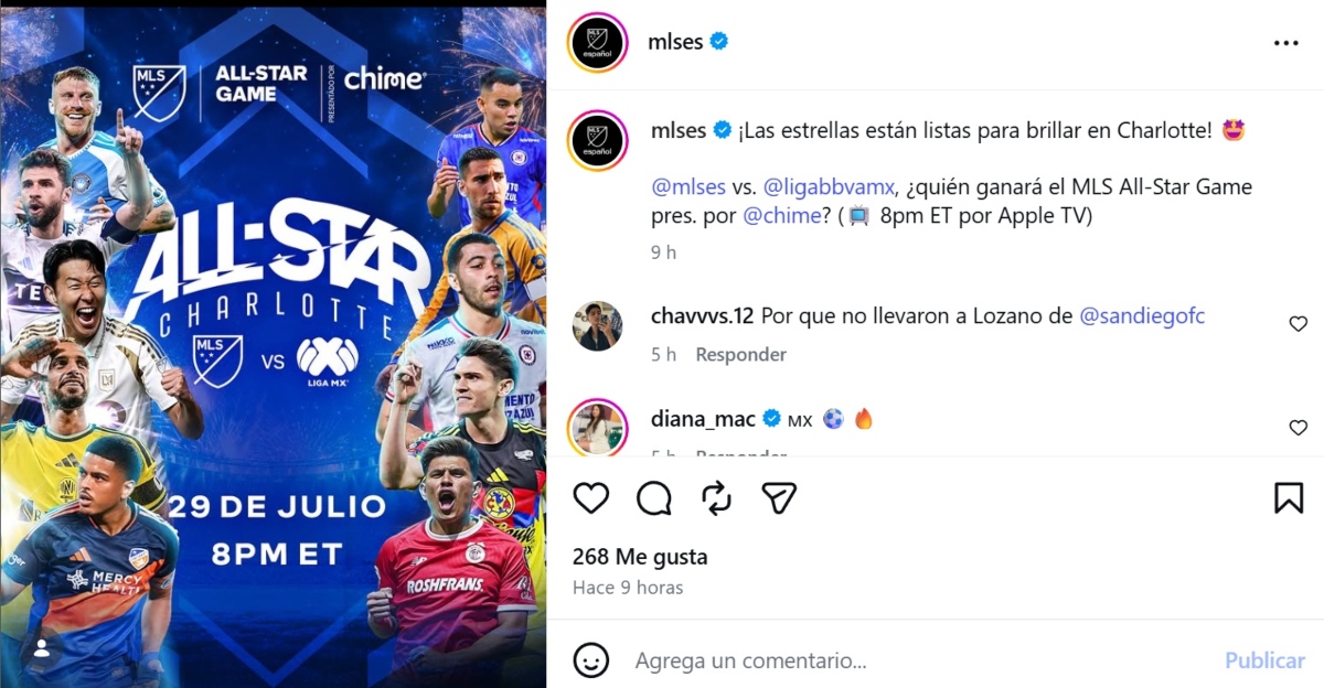 Liga MX vs MLS alineaciones 2026