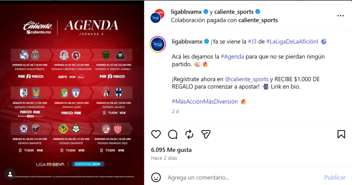 Liga MX Jornada 3 Apertura 2026
