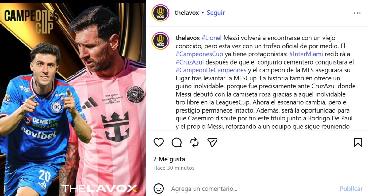 Inter Miami Cruz Azul
