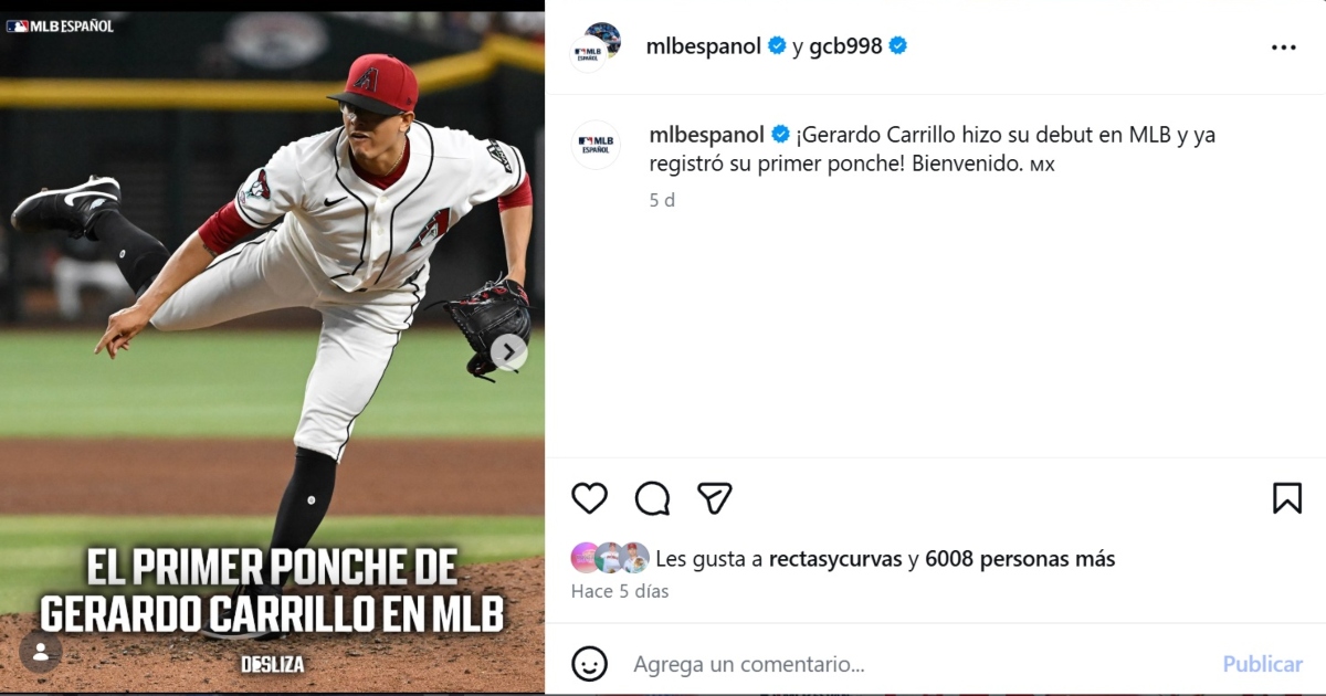 Gerardo Carrillo debuta en MLB