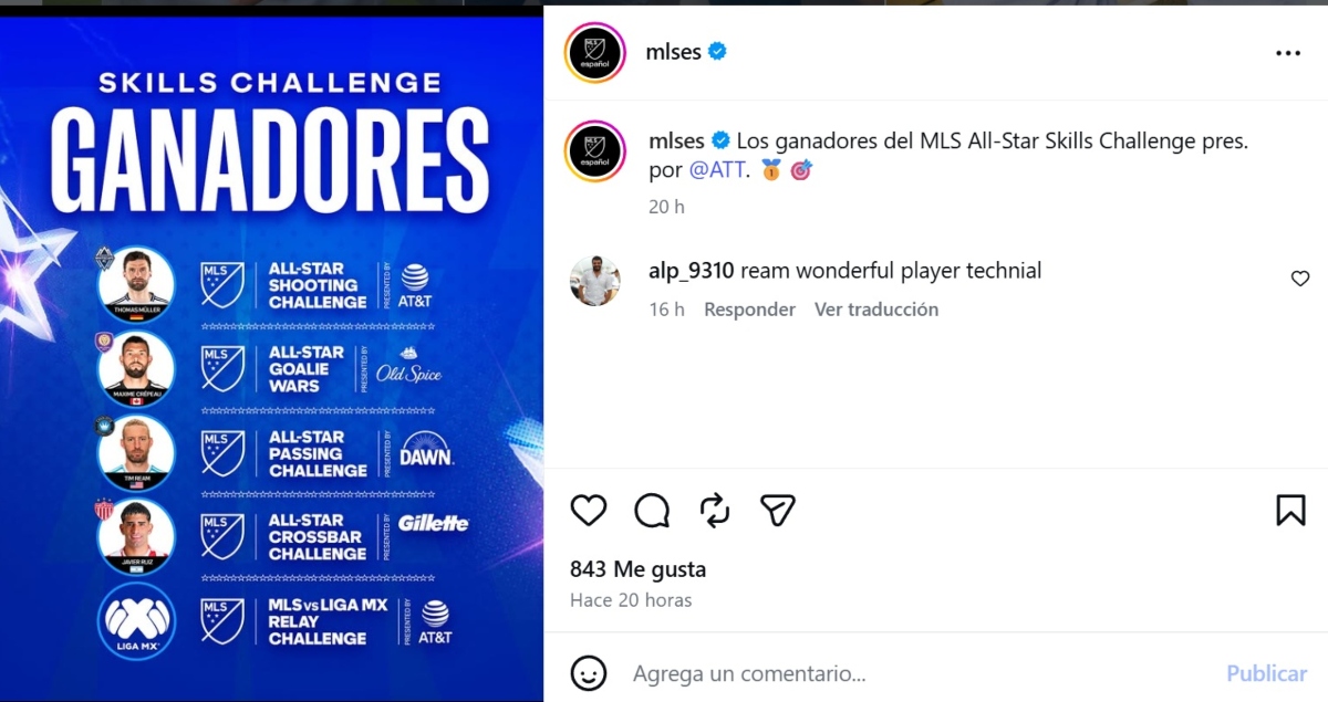 MLS gana Skills Challenge 2026