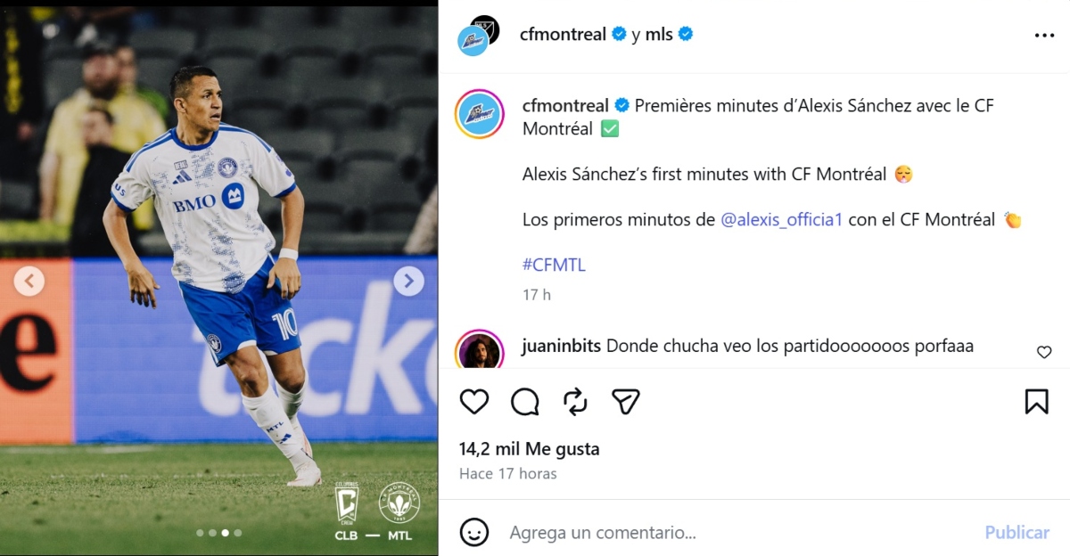 Alexis Sánchez y su debut con triunfo en MLS
