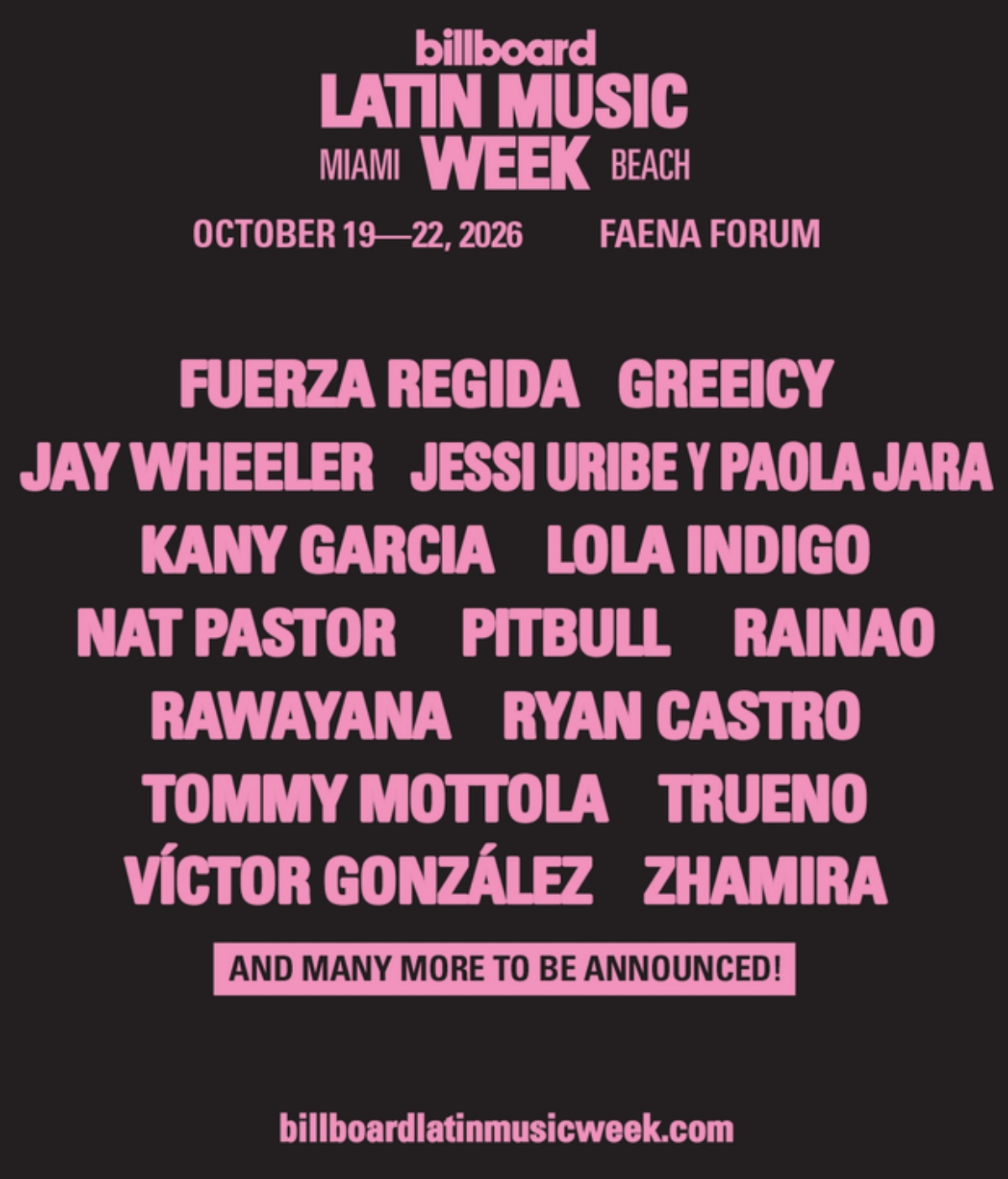 Fuerza Regida estará en la Semana Billboard de la Música Latina
