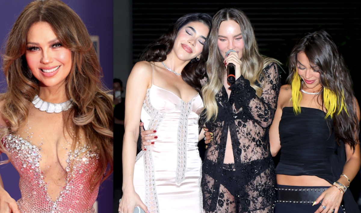 Thalía le recuerda Belinda y Danna su colaboración con Kenia OS y se desata la polémica