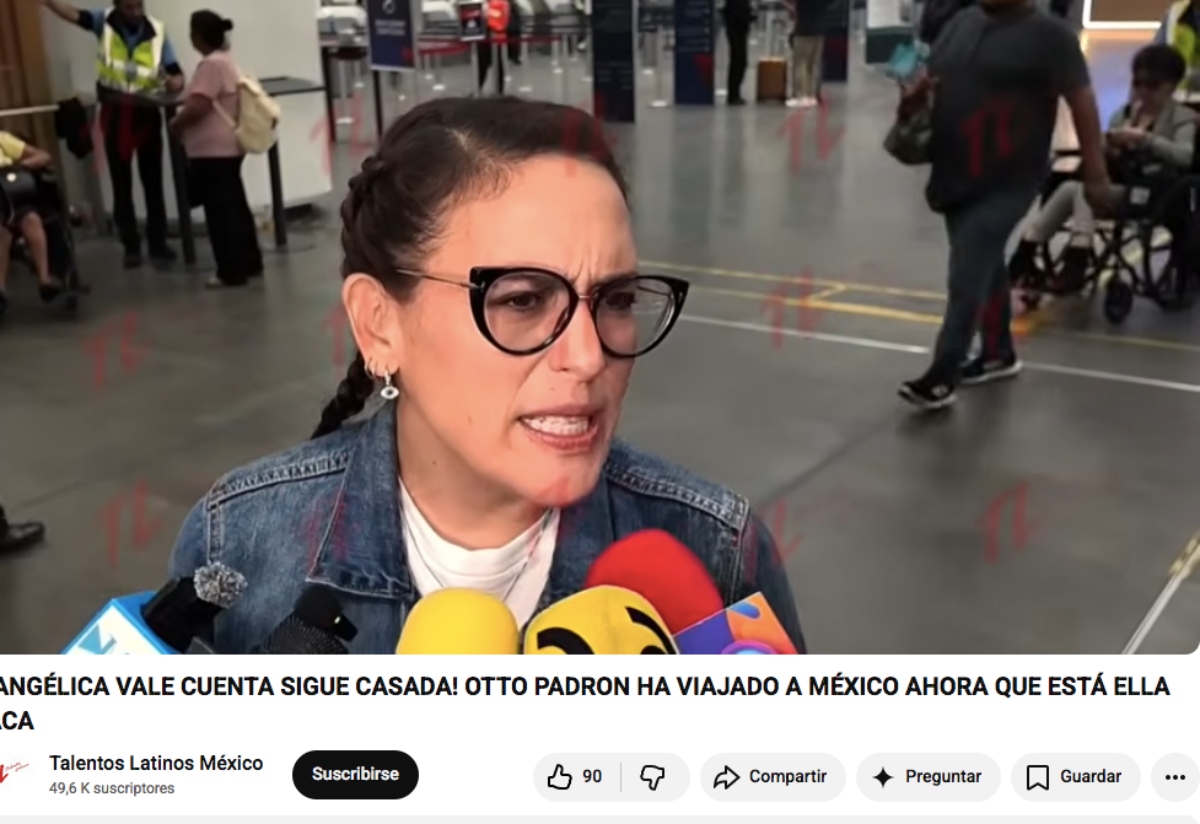 Angélica Vale sigue casada con Otto Padrón
