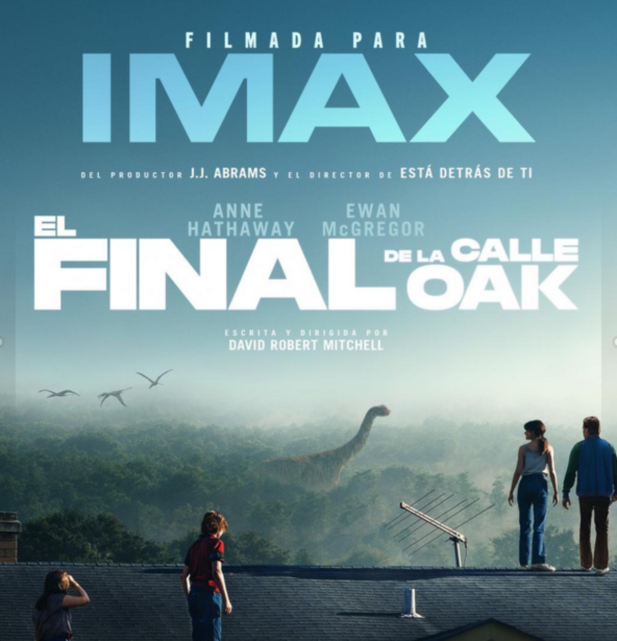 Película de dinosaurios 'The End of Oak Street' con Anne Hathaway