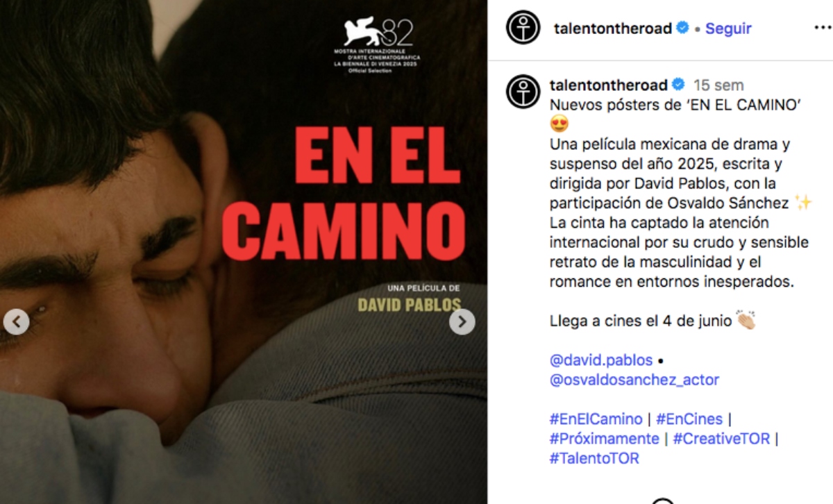 La película 'En El Camino' competirá por México Premios Óscar
