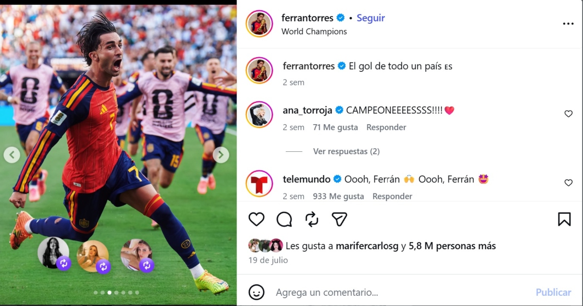 Ferran Torres recuerda el gol del Mundial