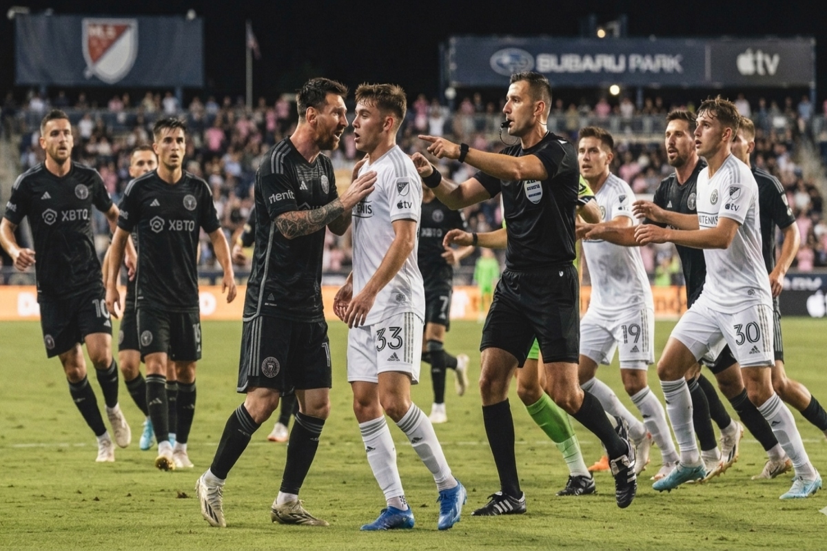 Messi queda bajo la lupa en MLS: polémico golpe a rival quedó sin tarjeta