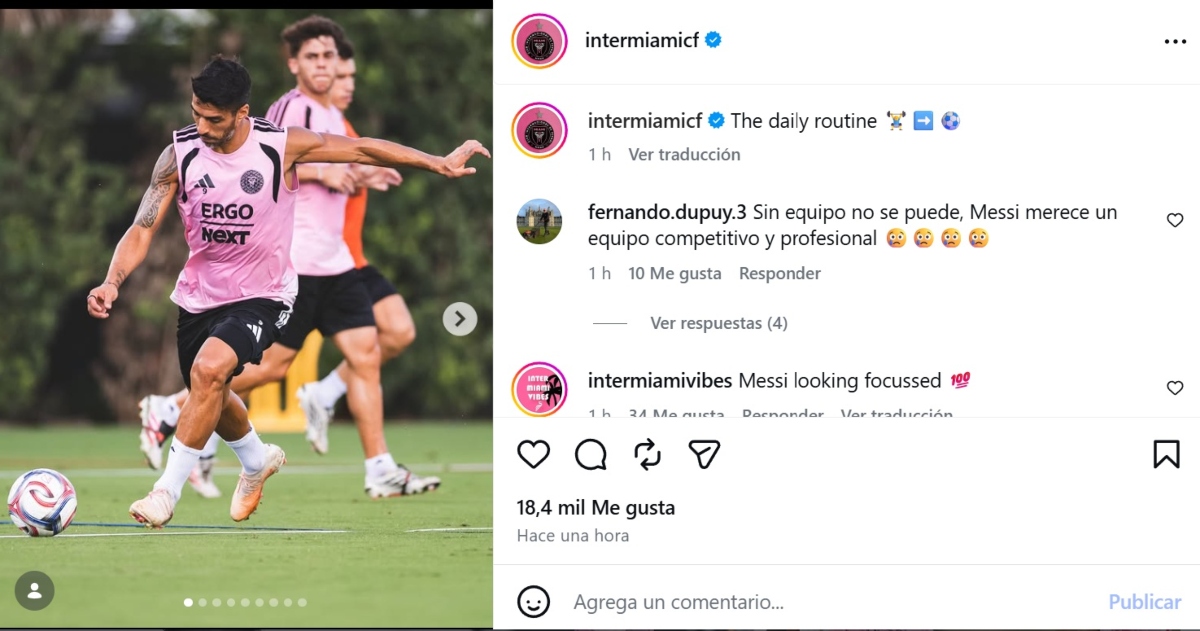 Lionel Messi roza su peor racha