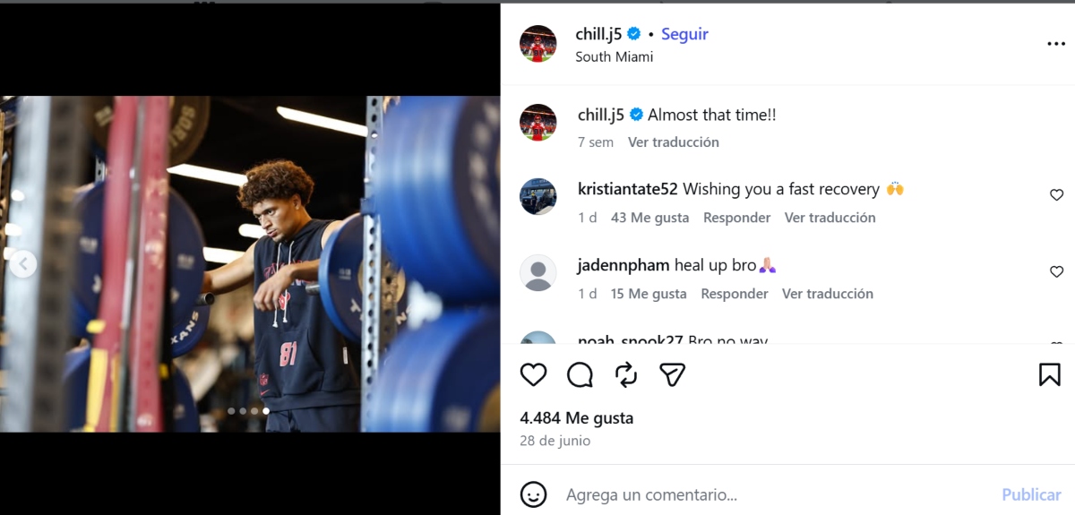 Jayden Higgins queda fuera de la temporada 2026