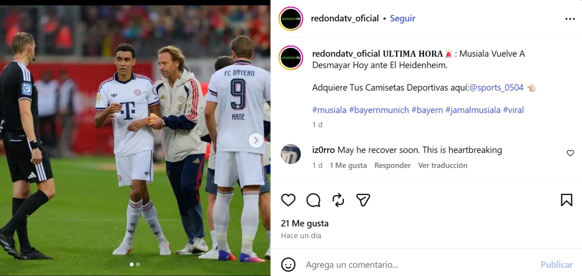 Jamal Musiala preocupa al Bayern tras desvanecimientos