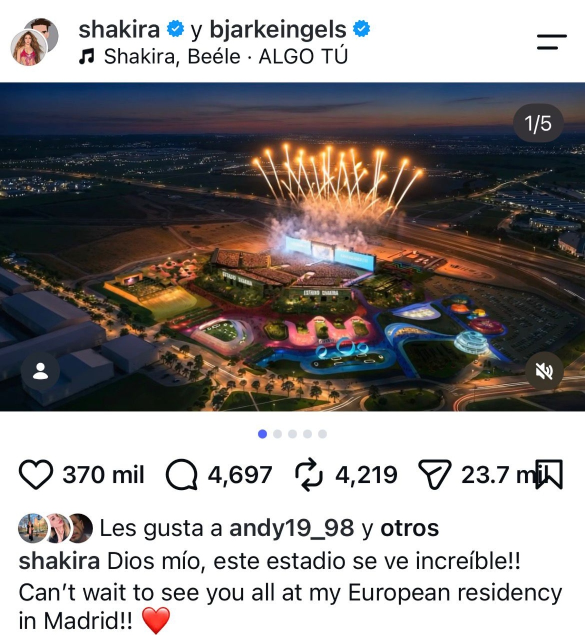 Shakira alza la voz en emotiva carta por los migrantes