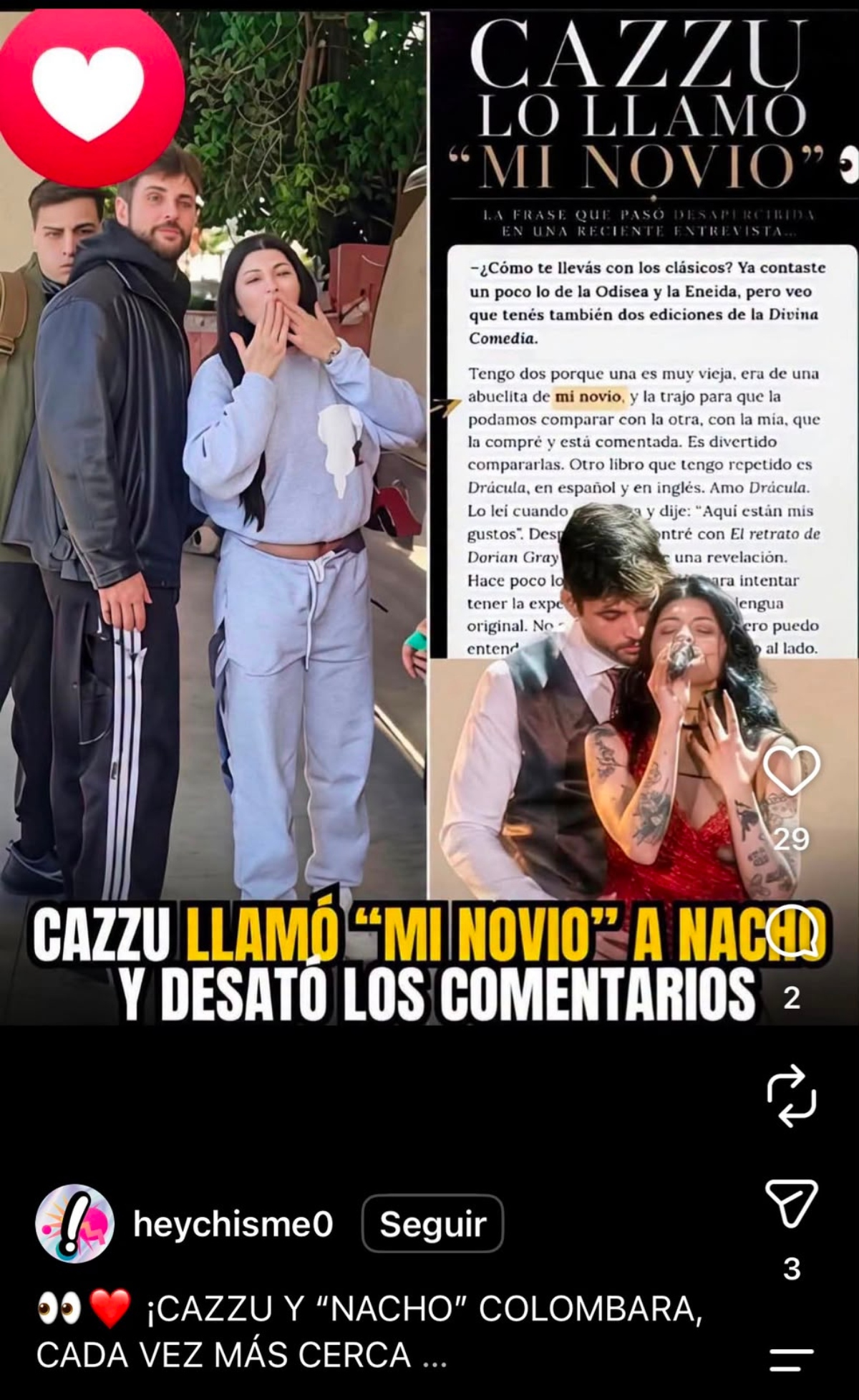 Cazzu por fin confirma que ya tiene novio