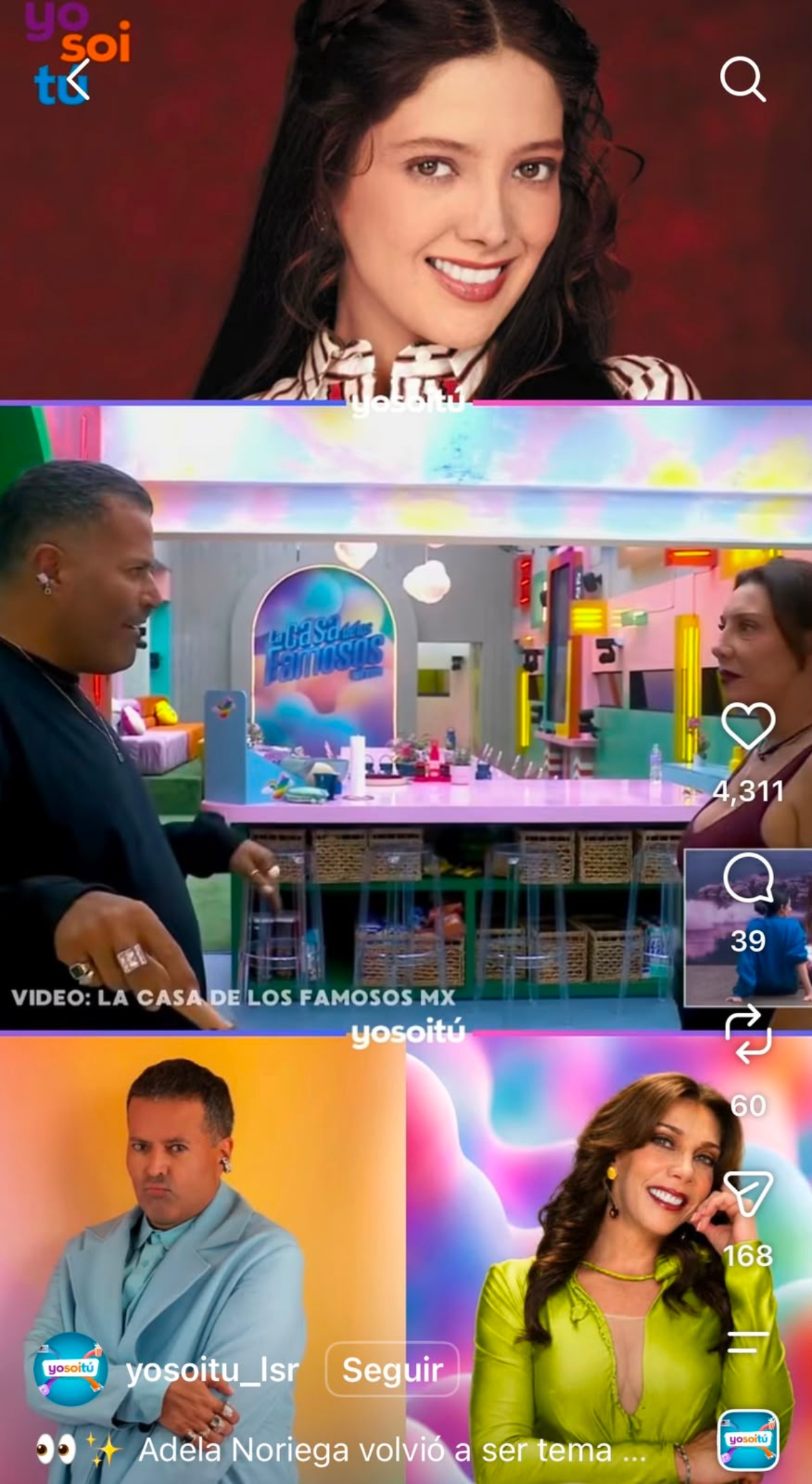 Cynthia Klitbo hablando Adela Noriega 'La Casa de los Famosos'