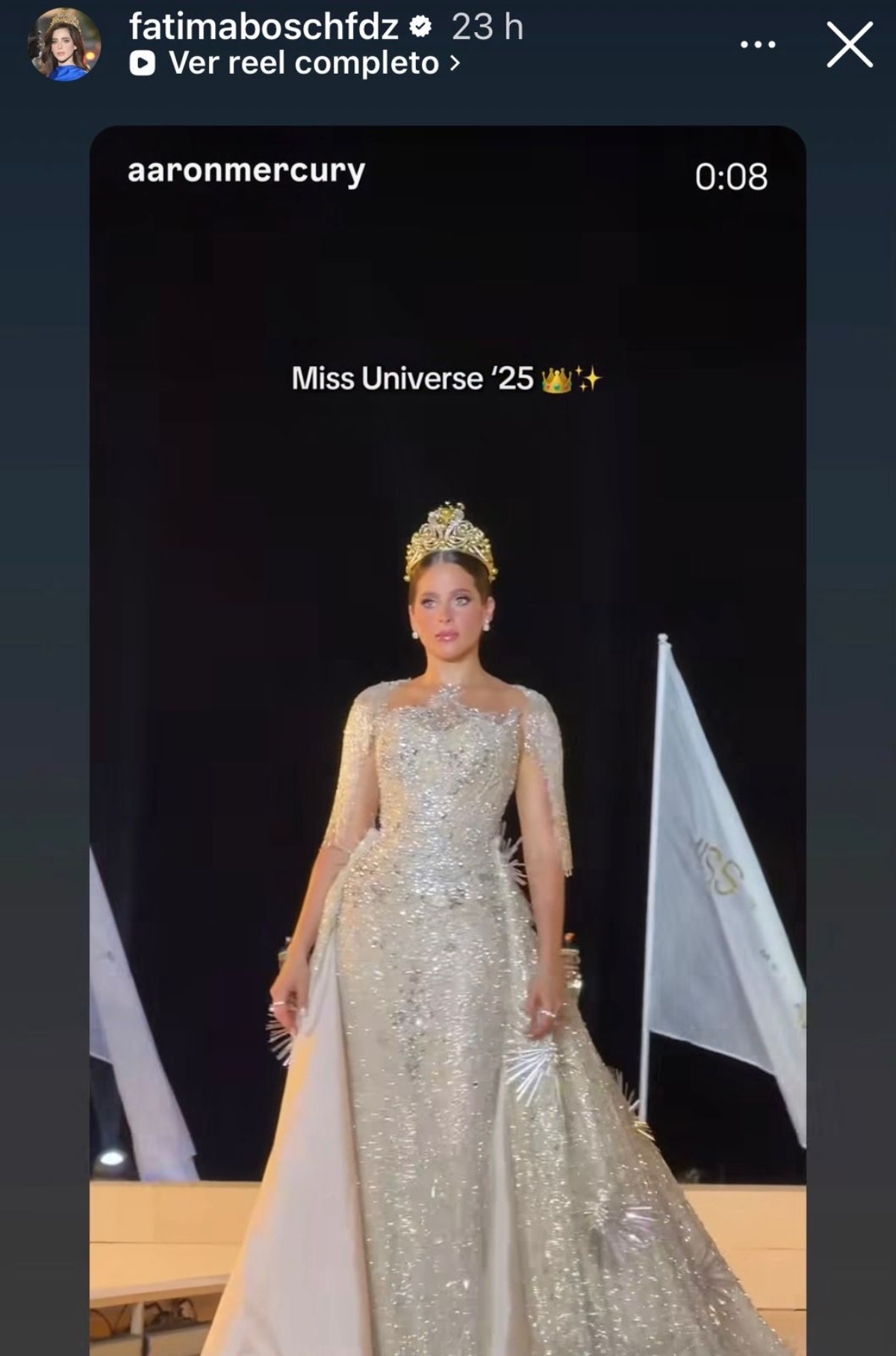 Fátima Bosch corona a María Vargas como la nueva Miss Universo México