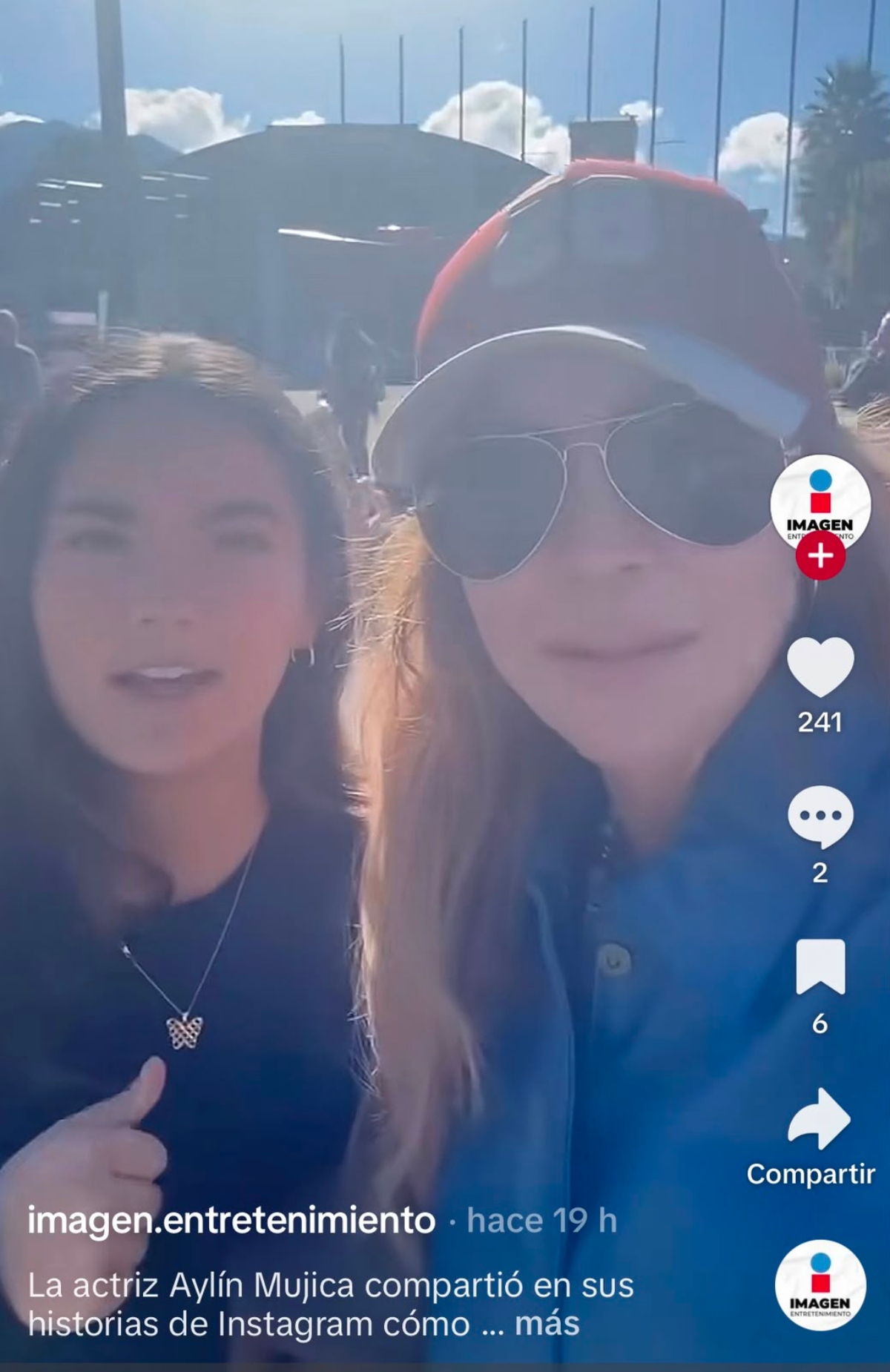 La reacción de Aylín Mujica ante el terremoto de Colombia
