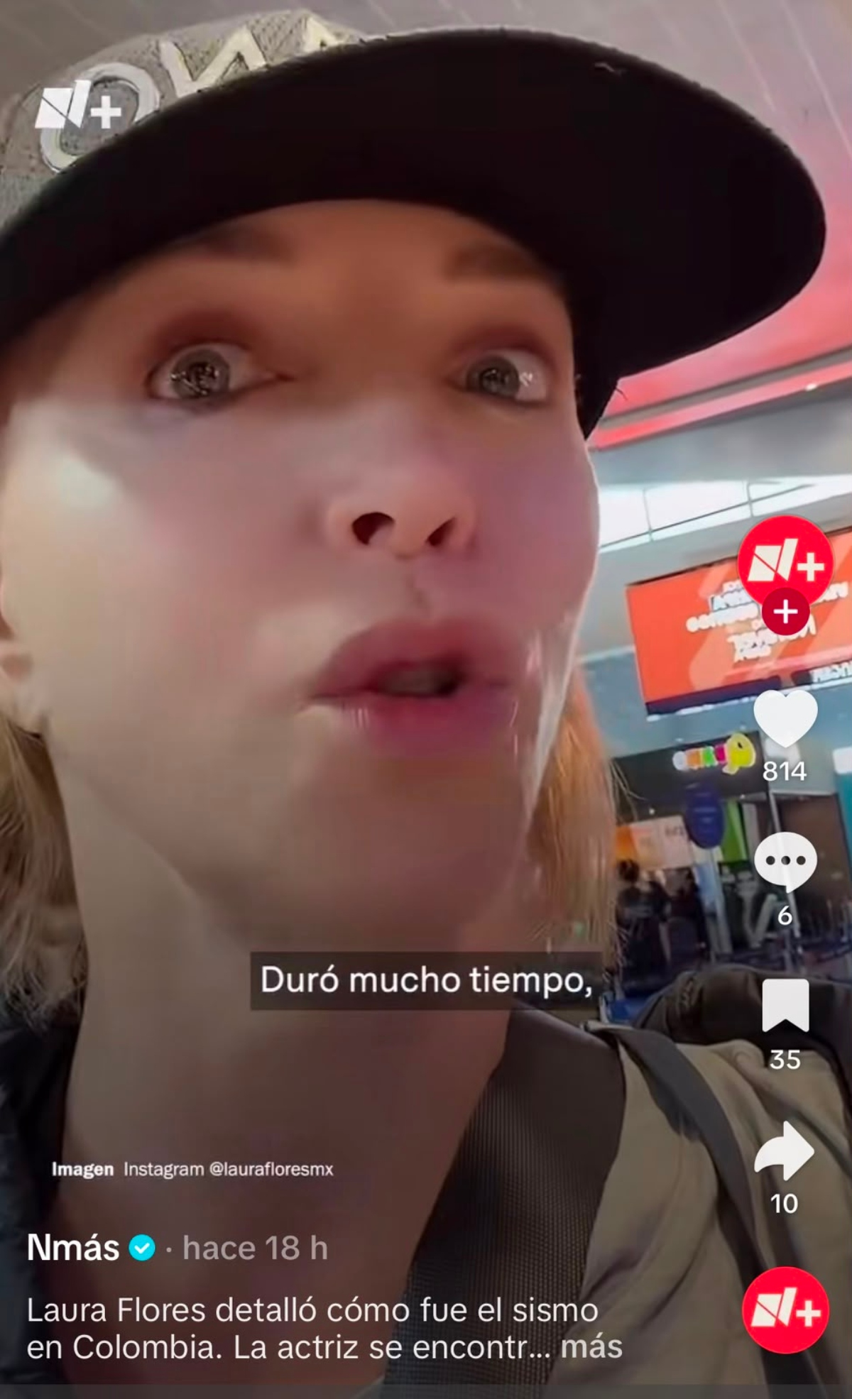 Laura Flores pasa tremendo susto en Colombia por el terremoto