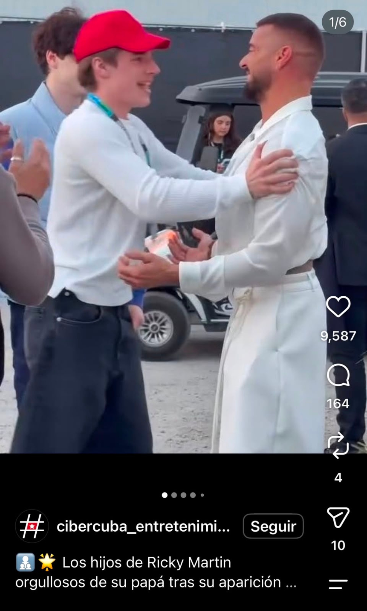 Los hijos mellizos de Ricky Martin están idénticos al cantante 