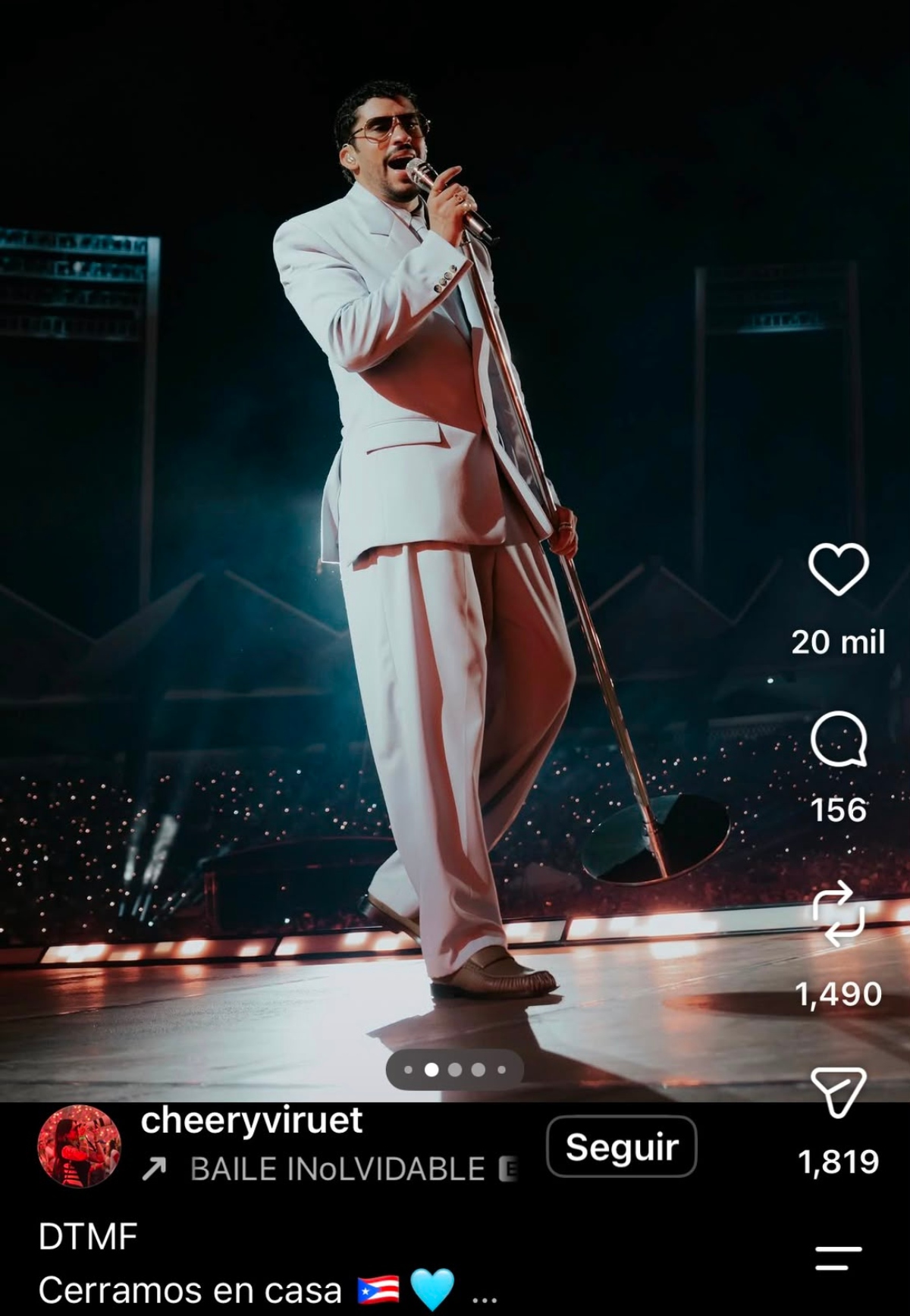 Bad Bunny cierra su gira 'Debí tirar más fotos World Tour'