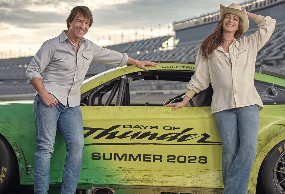 Tom Cruise anuncia la secuela de la película ‘Days of Thunder’ junto a Anne Hathaway