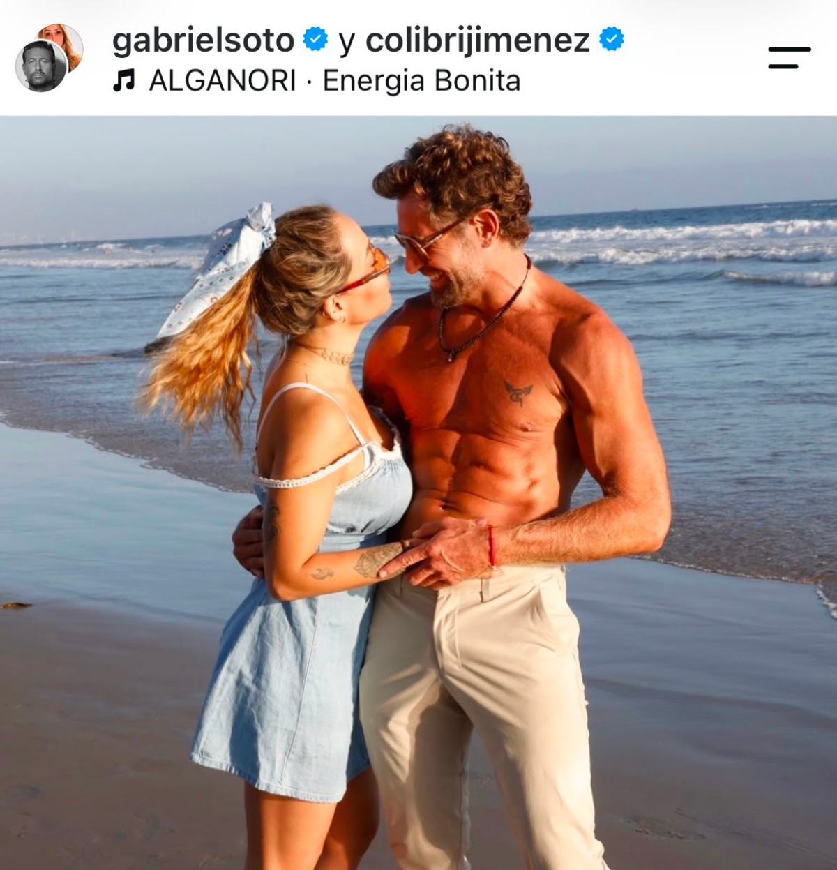 Gabriel Soto presume a su novia y termina comparado con Christian Nodal