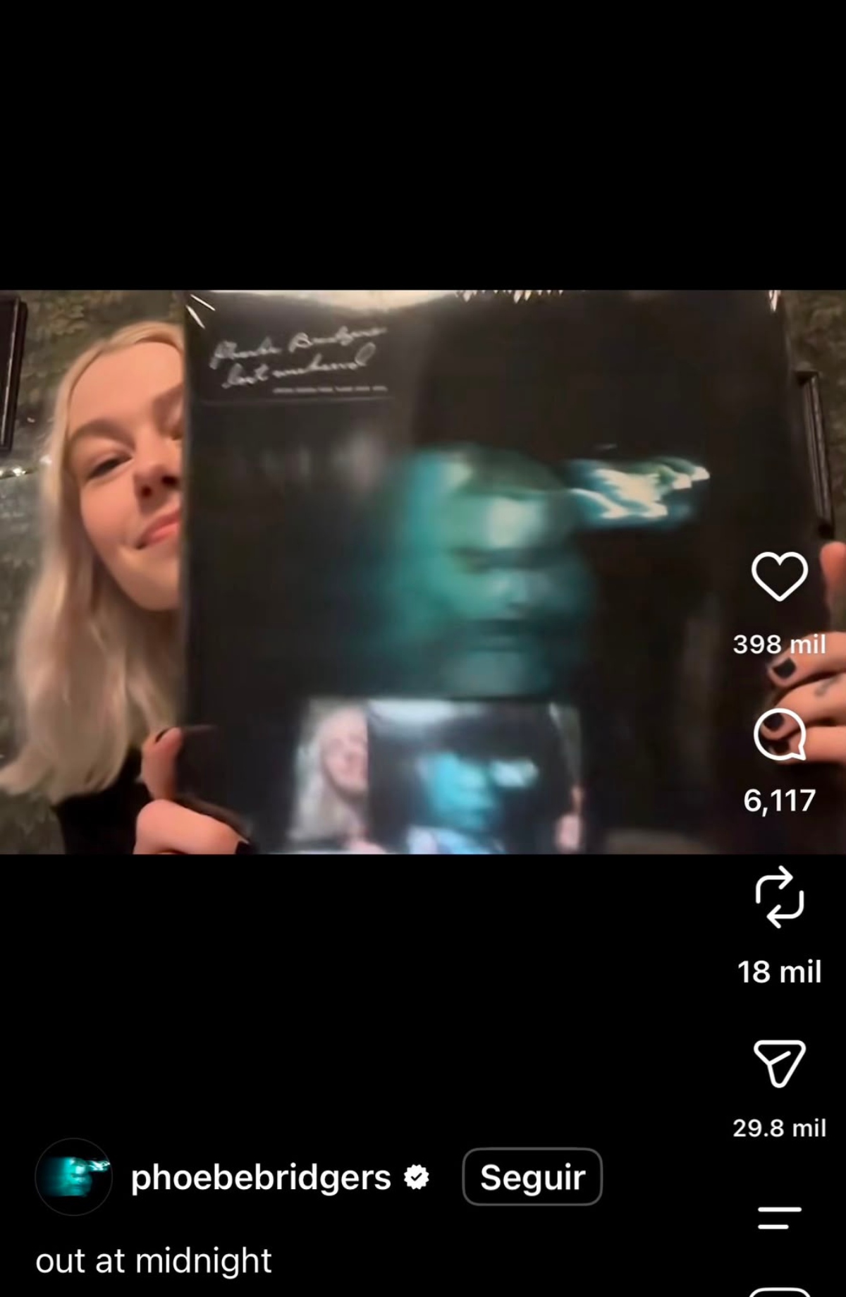 Phoebe Bridgers lanza su nuevo disco 'Lost Weekend'