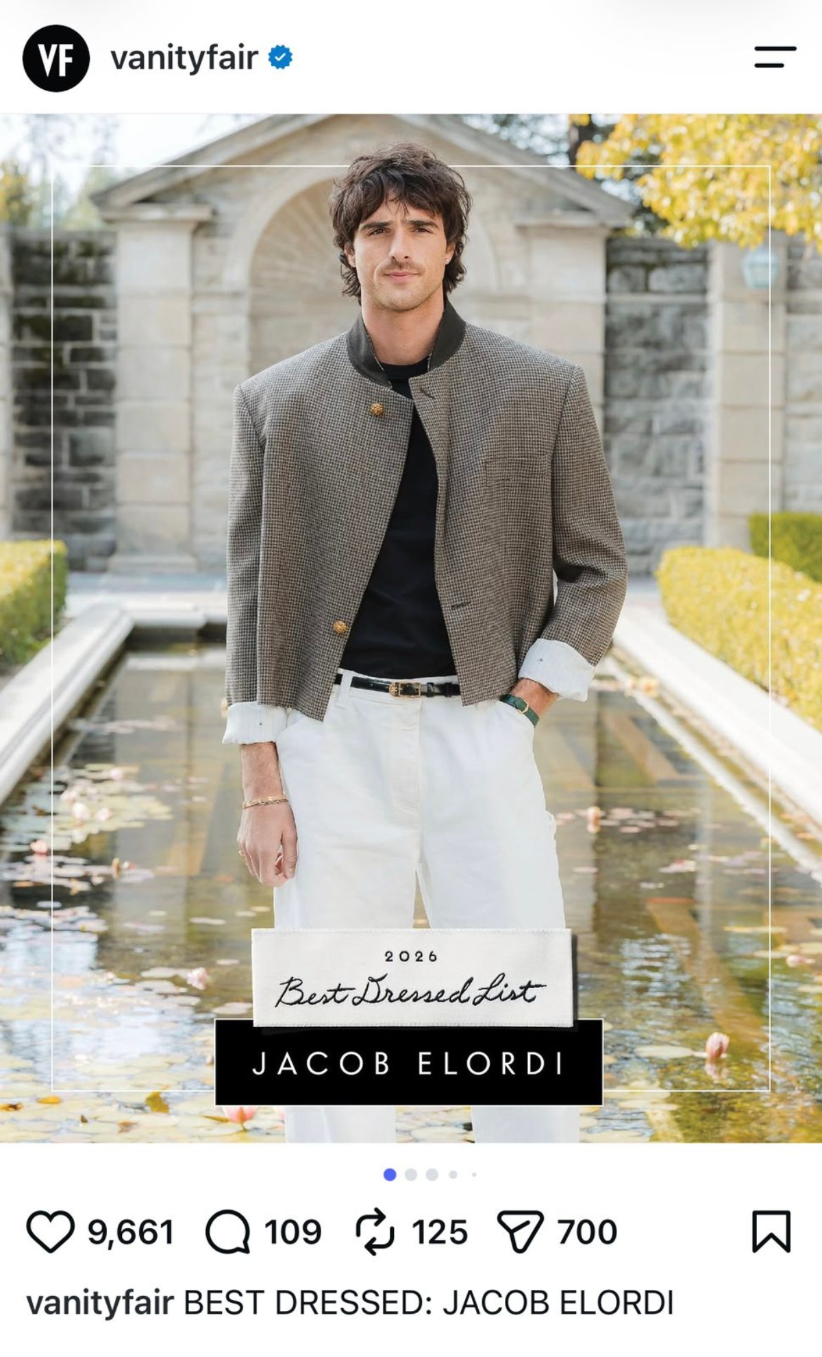 Vanity Fair mejores vestidos: Jacob Elordi Rosalía y Nicole Kidman destacan