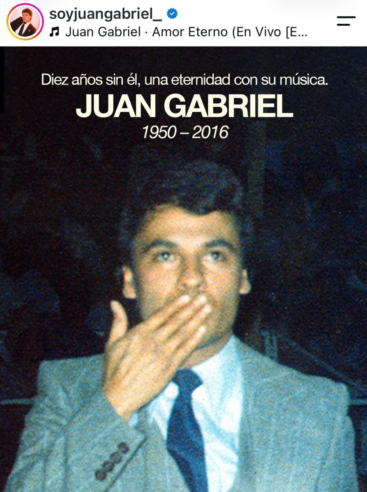 EEUU celebra el legado de Juan Gabriel con eventos