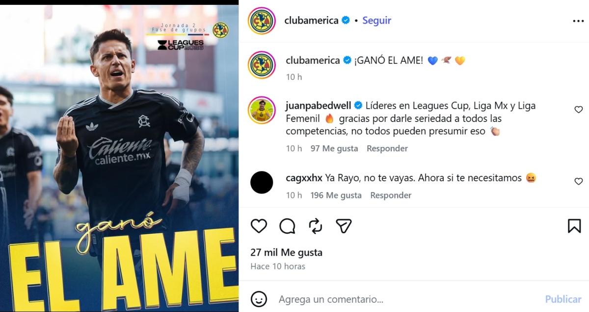 Club América vence a Portland y acaricia los cuartos