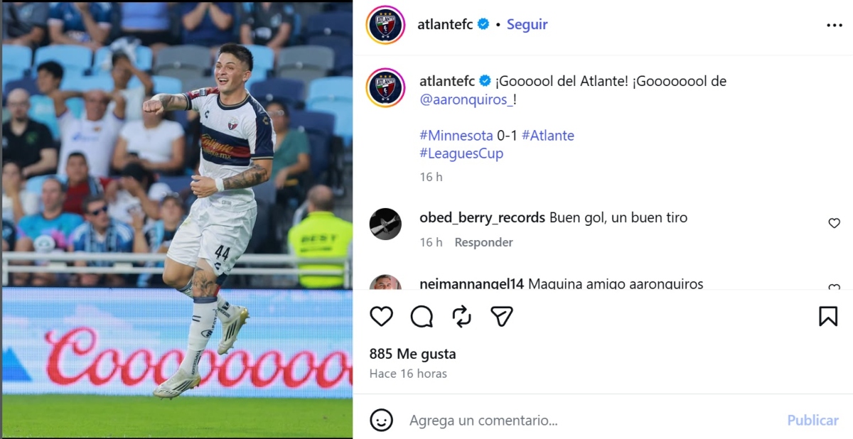 Atlante queda eliminado de Leagues Cup 2026