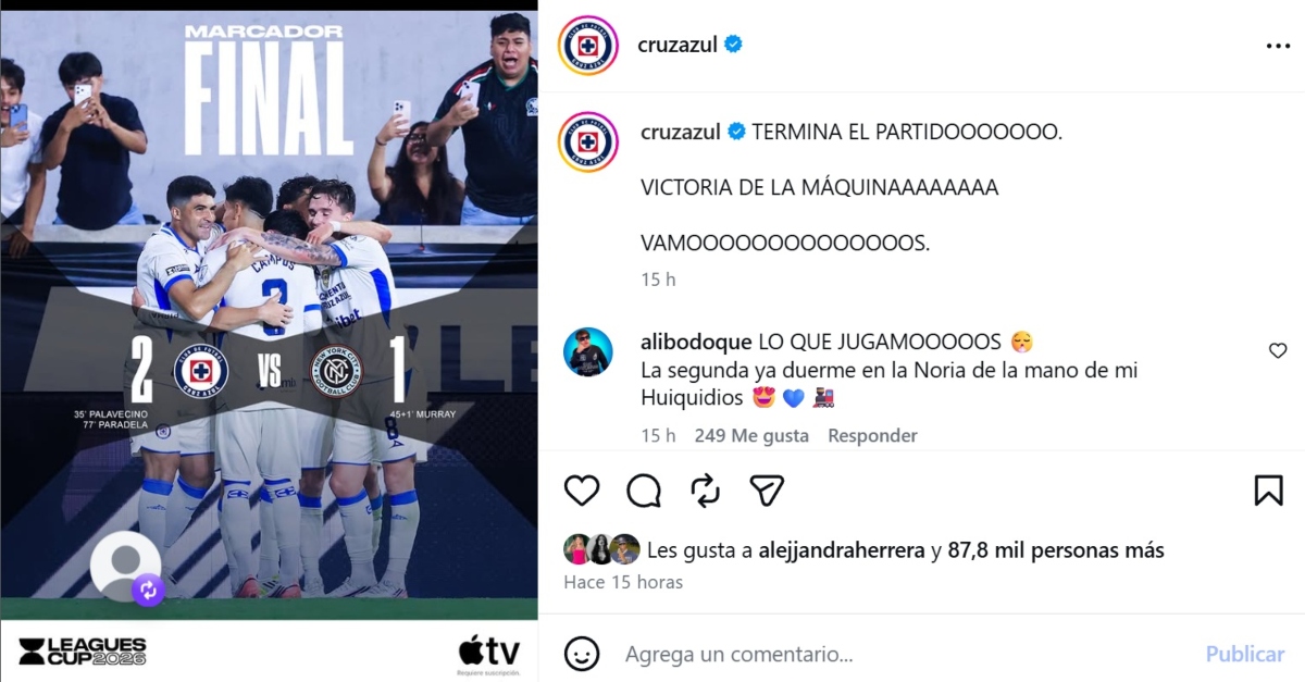 Cruz Azul va por los cuartos