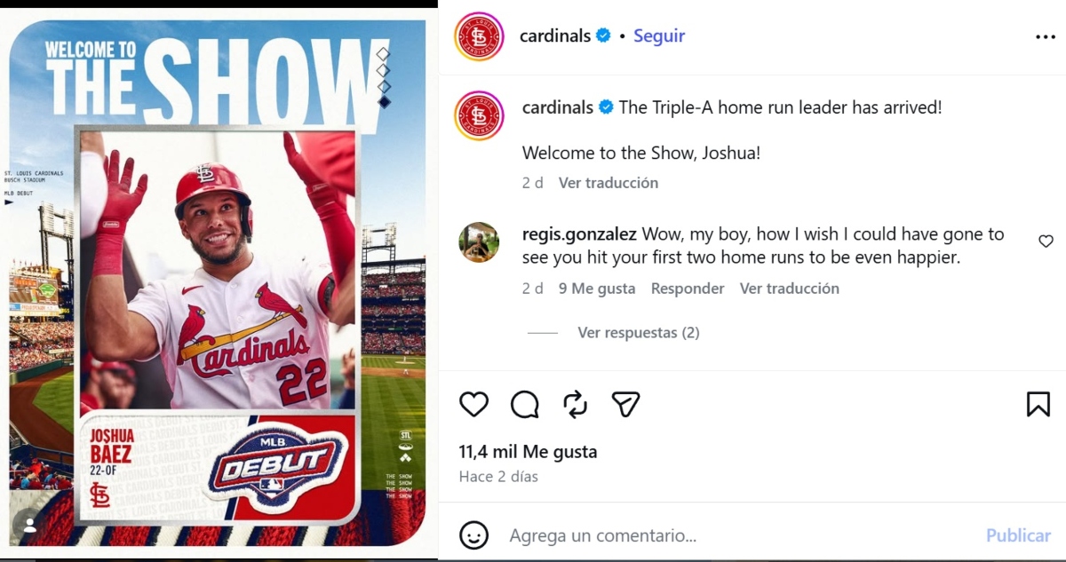 Joshua Báez hace historia con tres jonrones