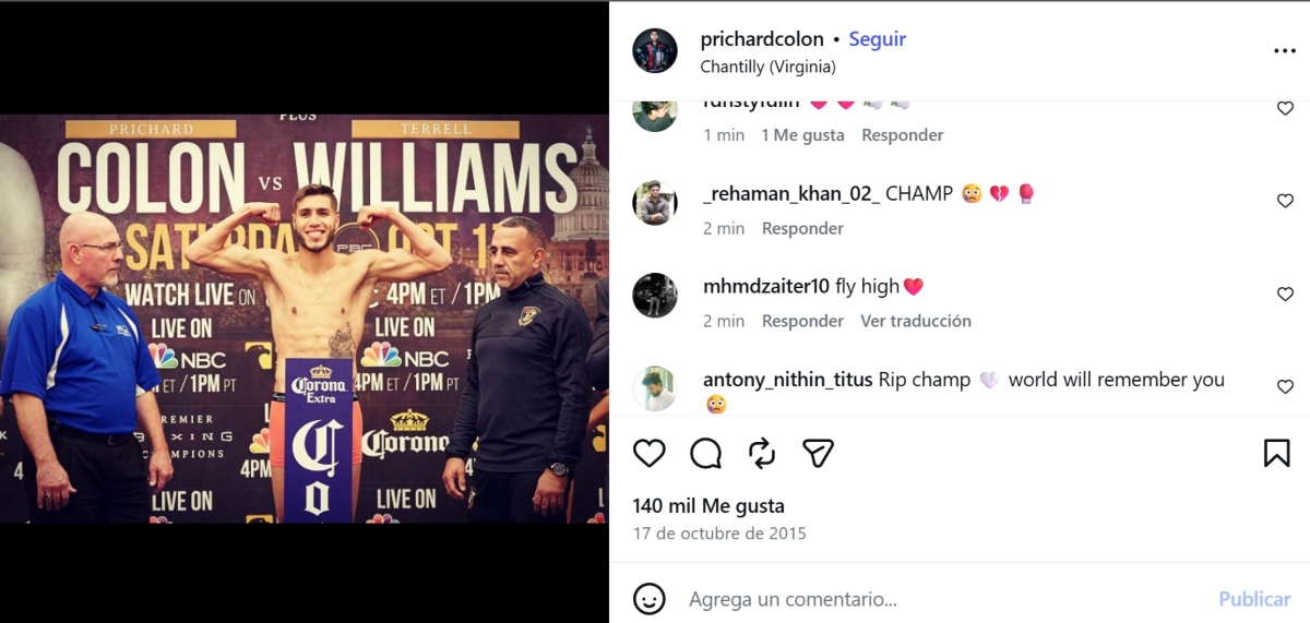 Prichard Colón muere a los 33 años