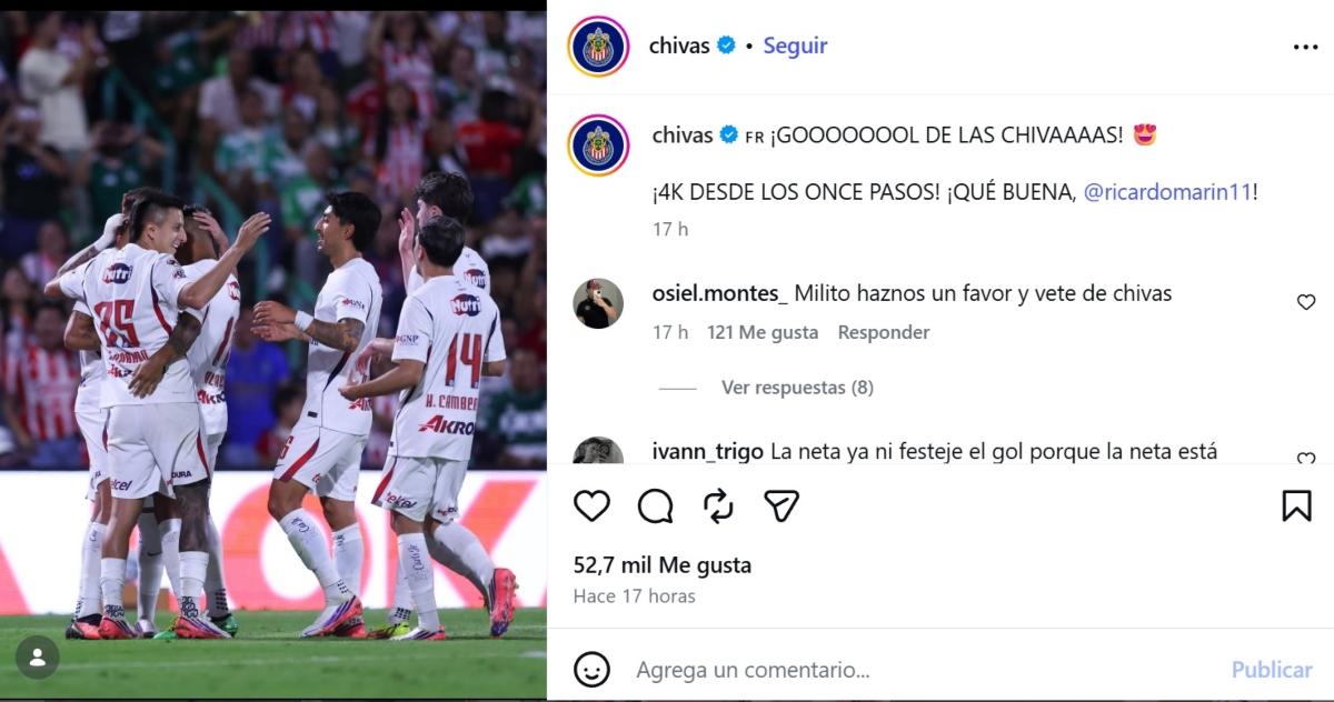 Chivas vence a Santos y toma aire