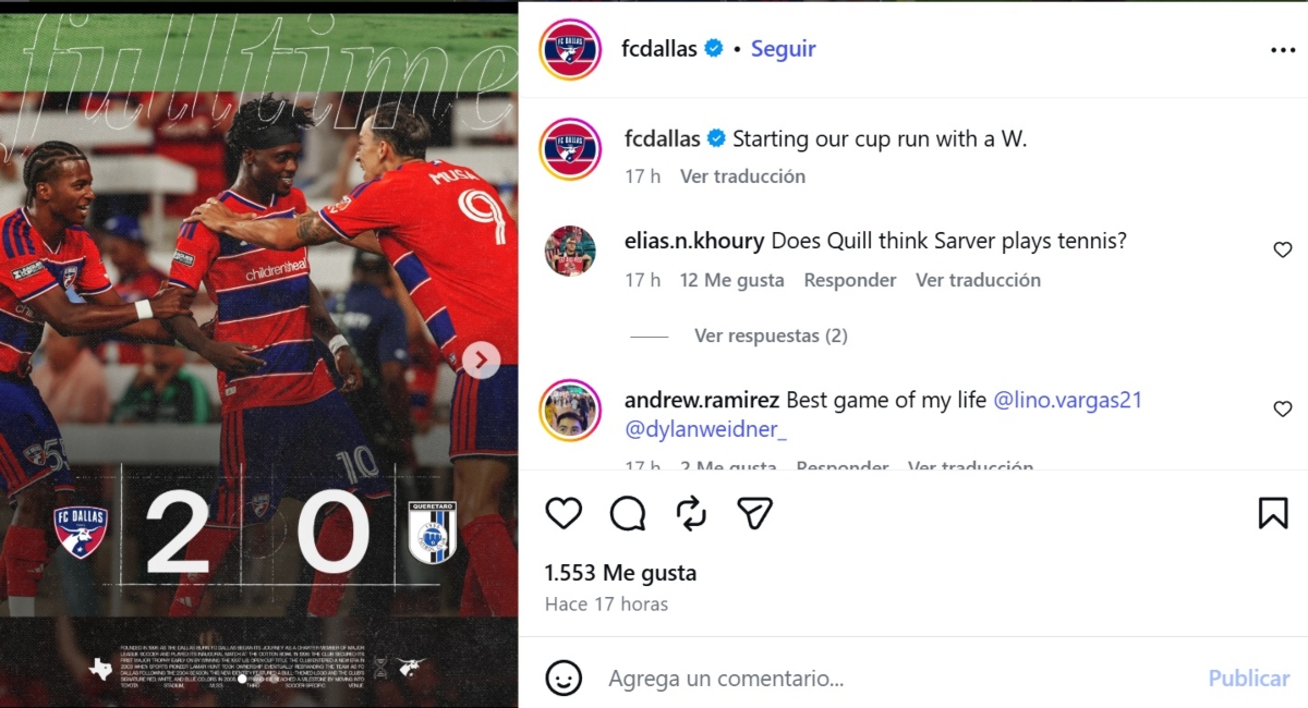 FC Dallas vence a Querétaro 2-0