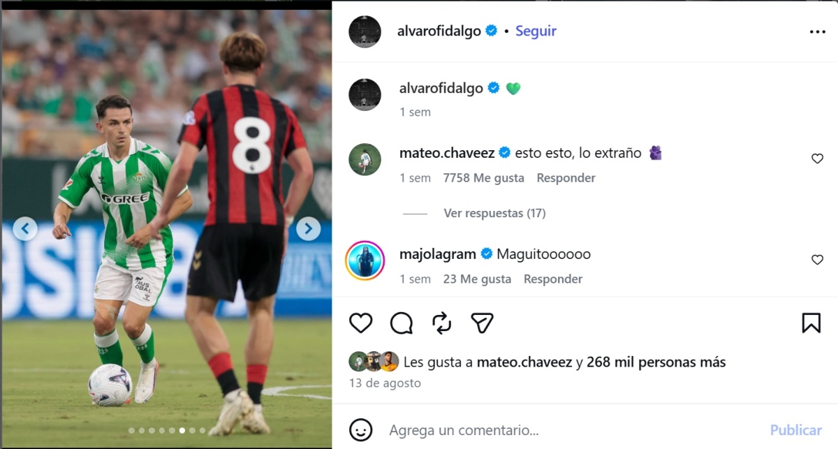 Álvaro Fidalgo podría salir del Betis