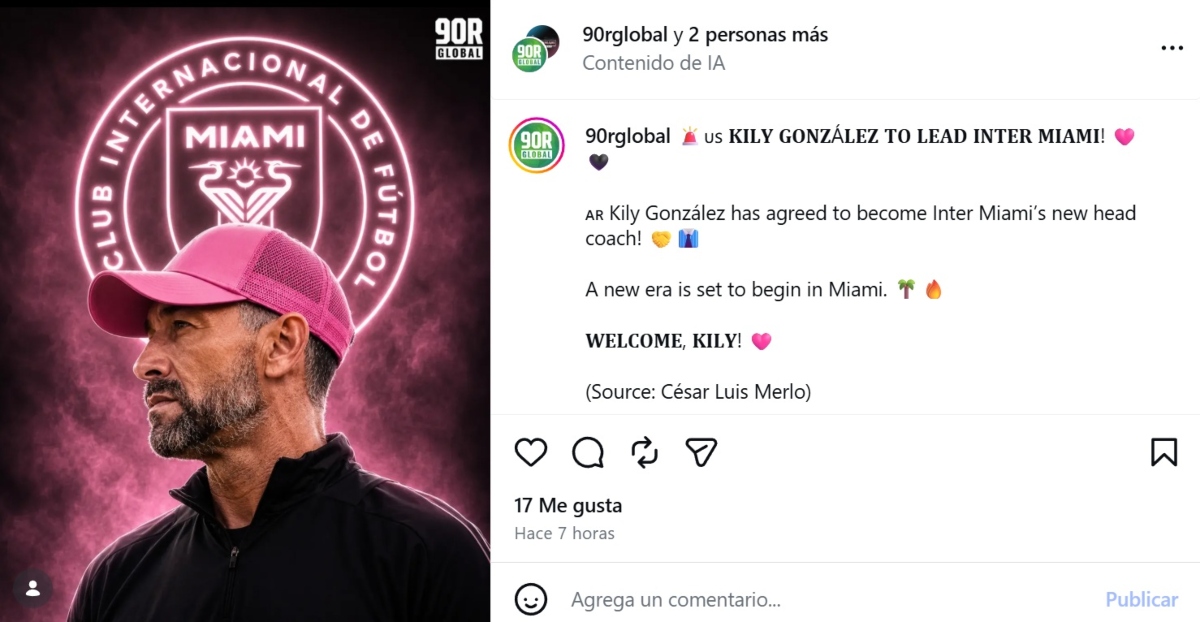 Inter Miami ficha al Kily González