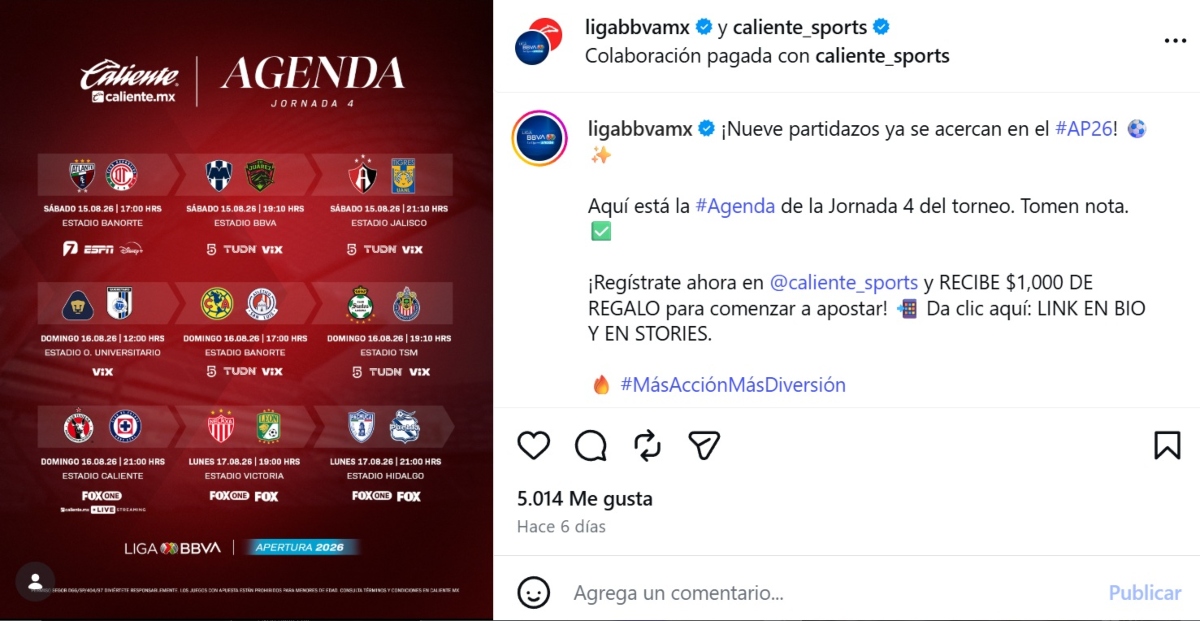Liga MX hoy: horarios y partidos