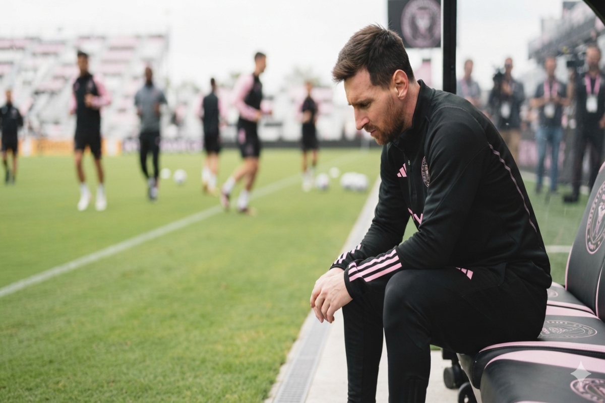Messi, en duda para el duelo clave ante Nashville tras el duro golpe de Inter Miami en la Leagues Cup