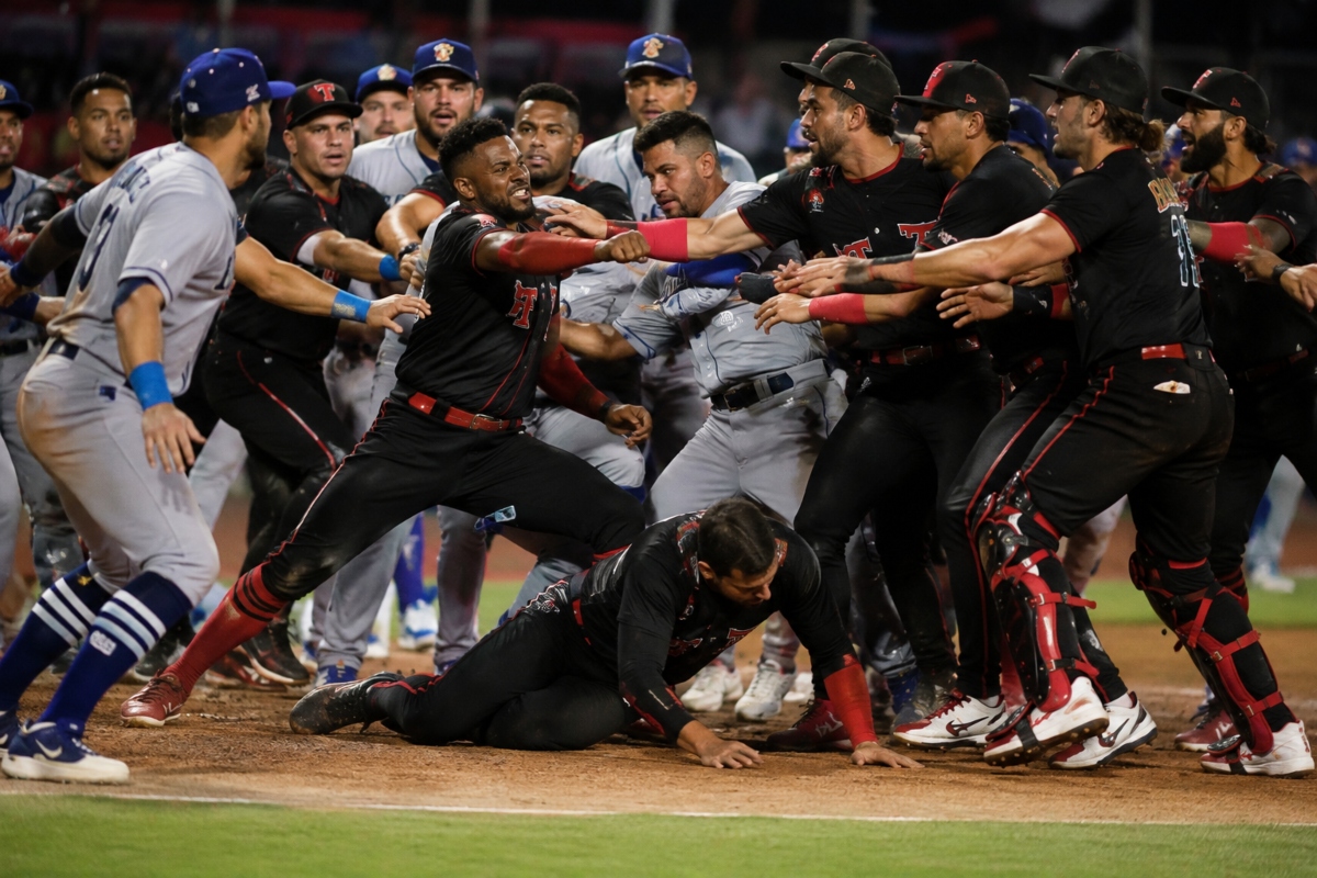 ¡Batalla campal en la LMB! Danry Vásquez desata pelea entre Toros y Acereros y recibe suspensión indefinida