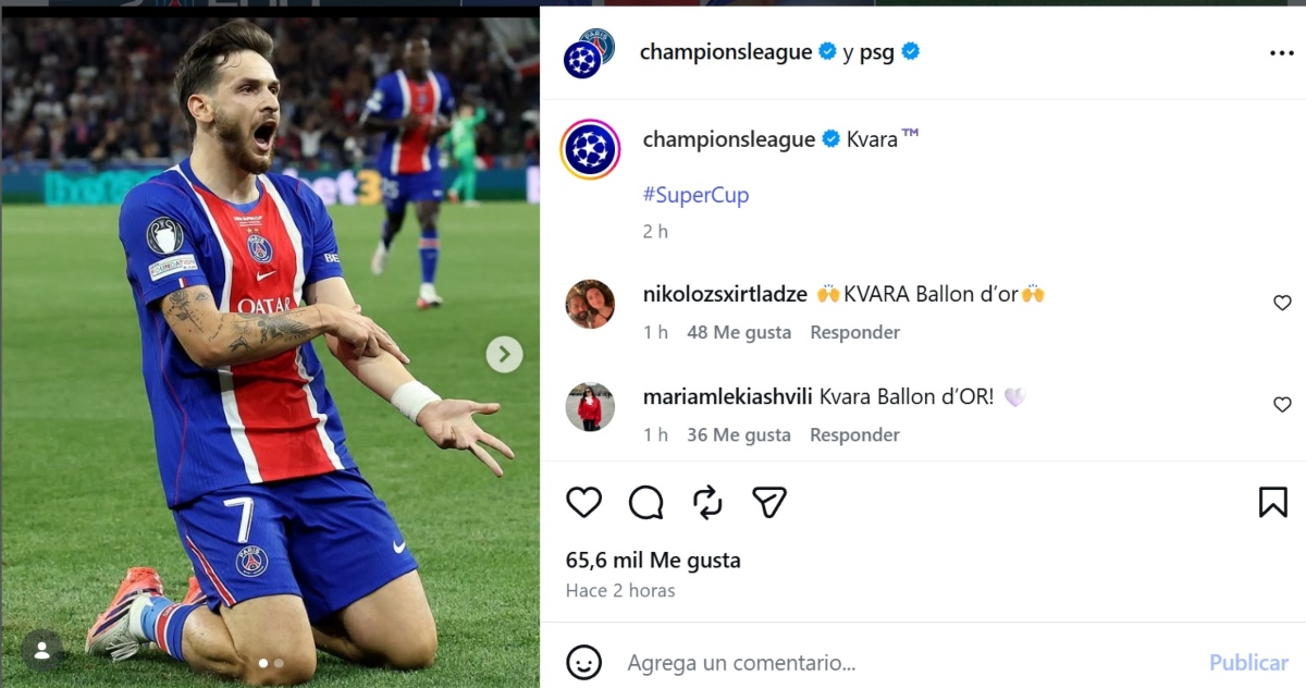 PSG conquista otra Supercopa de Europa