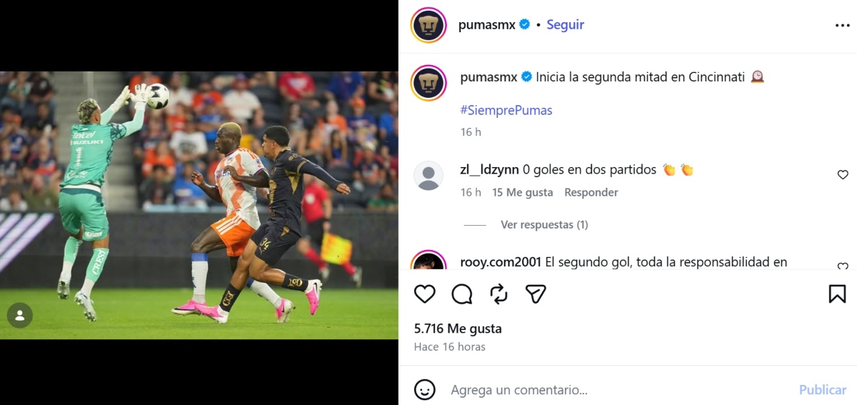 Pumas queda eliminado de Leagues Cup 2026
